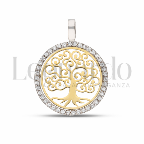 3° Misura con Zircone bianco in Oro Giallo e Oro Bianco da 1,8gr.