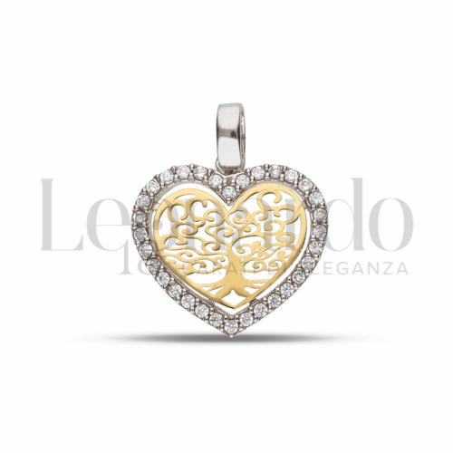 1° Misura con Zircone bianco in Oro Giallo e Oro Bianco da 1,3gr.