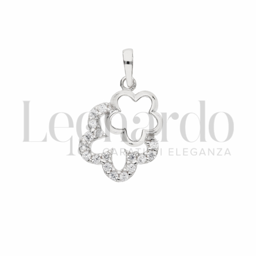 con Zircone bianco in Oro Bianco da 1gr.