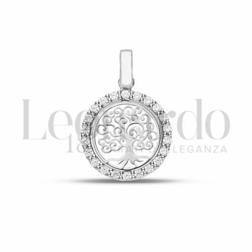 1° Misura con Zircone bianco in Oro Bianco da 1,3gr.