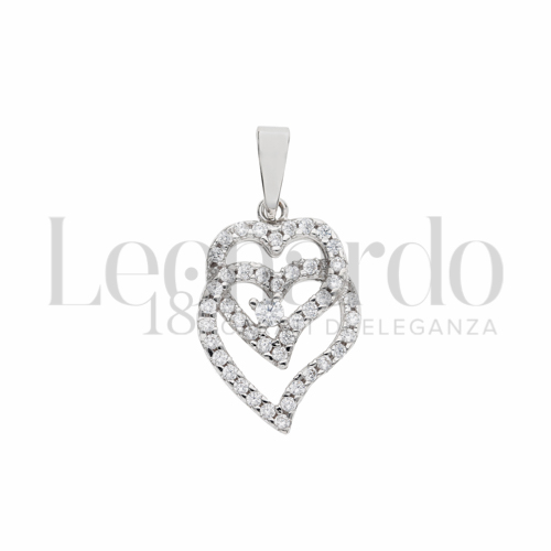 con Zircone bianco in Oro Bianco da 1,7gr.