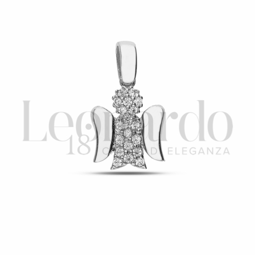 1° Misura con Zircone bianco in Oro Bianco da 1,3gr.