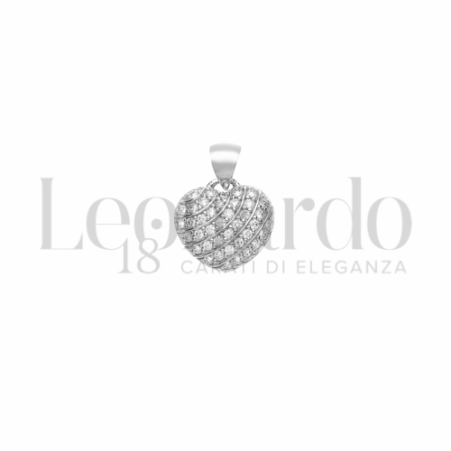 1° Misura con Zircone bianco in Oro Bianco da 1,2gr.