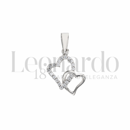 con Zircone bianco in Oro Bianco da 1gr.