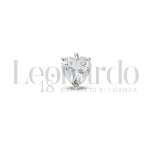 2° Misura con Zircone bianco in Oro Bianco da 0,7gr.
