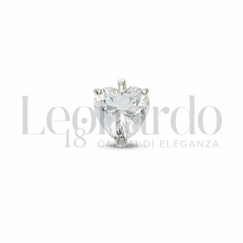 3° Misura con Zircone bianco in Oro Bianco da 0,9gr.