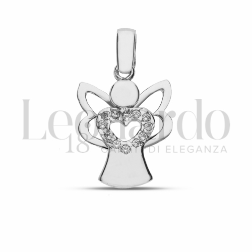 1° Misura con Zircone bianco in Oro Bianco da 1,6gr.