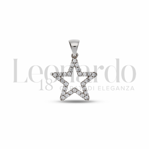 1° Misura con Zircone bianco in Oro Bianco da 1,3gr.