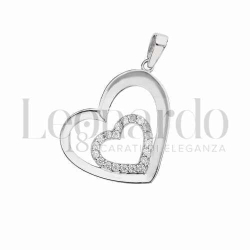 con Zircone bianco in Oro Bianco da 1gr.