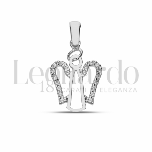 1° Misura con Zircone bianco in Oro Bianco da 1,4gr.