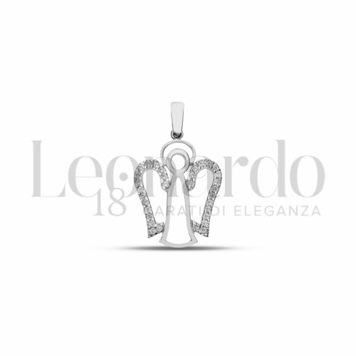 Charms In Oro Giallo Lucido OROVI Pendente Zircone Taglio Brillante Incassato In Oro Giallo Lucido. Oro Vero 9KT 375. Un Ciondolo A Cui Potrete Aggiungere La Vostra Catenina D'Oro O Argento Dorata
