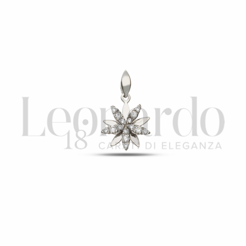 con Zircone bianco in Oro Bianco da 1gr.