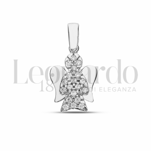 1° Misura con Zircone bianco in Oro Bianco da 1,2gr.