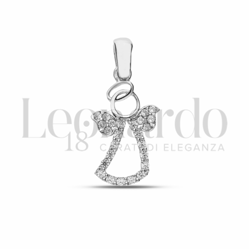 1° Misura con Zircone bianco in Oro Bianco da 1,2gr.