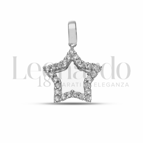 2° Misura con Zircone bianco in Oro Bianco da 1,3gr.