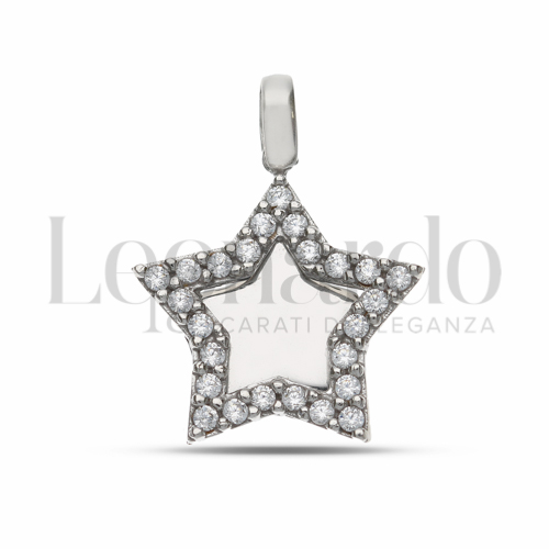 3° Misura con Zircone bianco in Oro Bianco da 1,7gr.