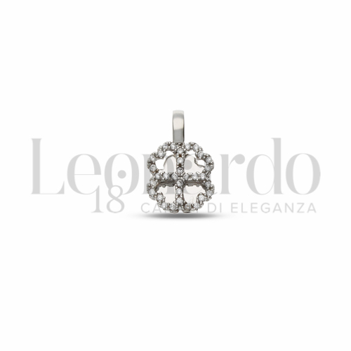 1° Misura con Zircone bianco in Oro Bianco da 1,3gr.