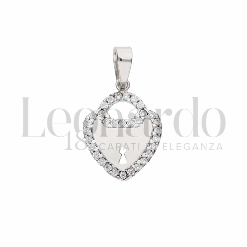 con Zircone bianco in Oro Bianco da 1,7gr.