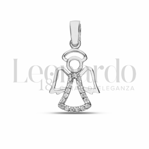 1° Misura con Zircone bianco in Oro Bianco da 1,4gr.