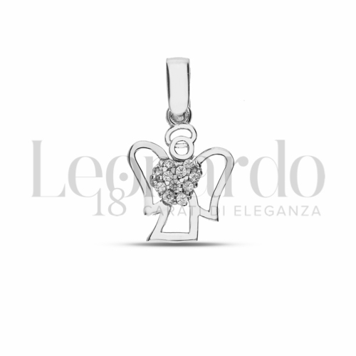 1° Misura con Zircone bianco in Oro Bianco da 1,2gr.