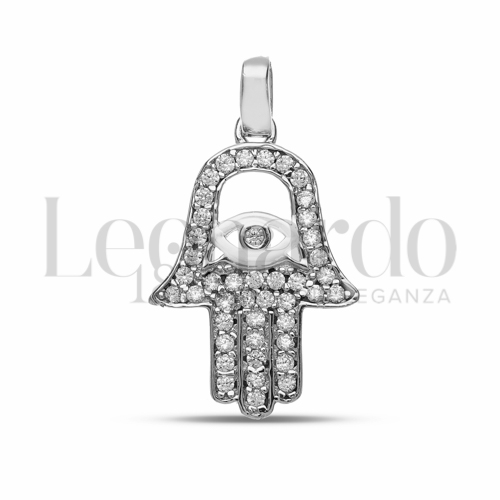 1° Misura con Zircone bianco in Oro Bianco da 1,5gr.