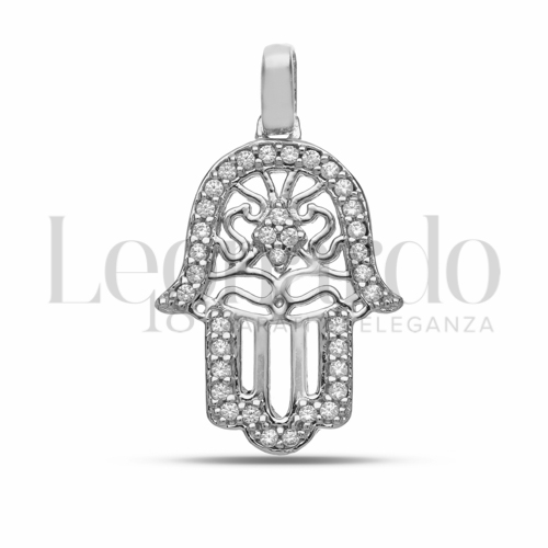 1° Misura con Zircone bianco in Oro Bianco da 1,5gr.