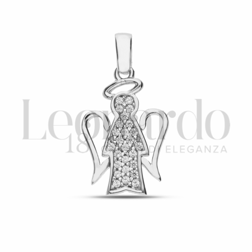 1° Misura con Zircone bianco in Oro Bianco da 1,9gr.