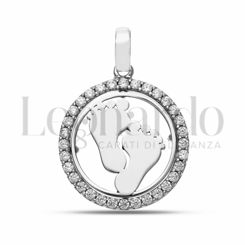 2° Misura con Zircone bianco in Oro Bianco da 1,8gr.