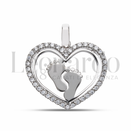 2° Misura con Zircone bianco in Oro Bianco da 1,6gr.