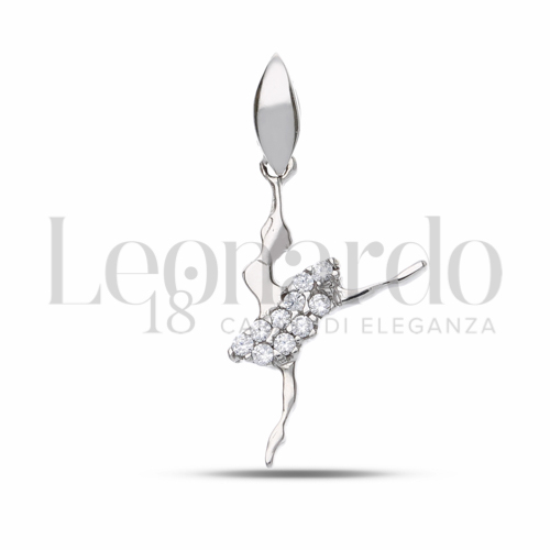 1° Misura con Zircone bianco in Oro Bianco da 0,6gr.