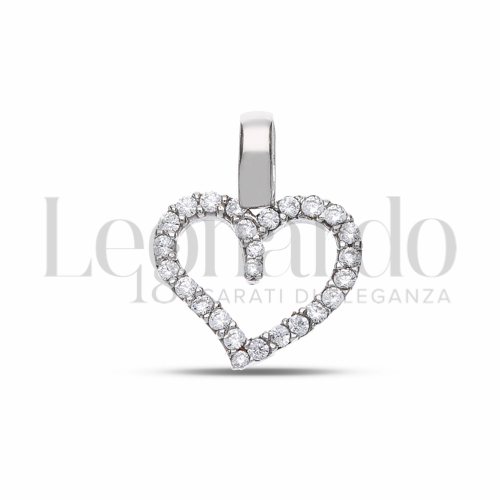 1° Misura con Zircone bianco in Oro Bianco da 0,9gr.