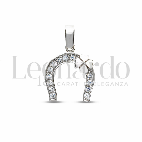 con Zircone bianco in Oro Bianco da 1,5gr.