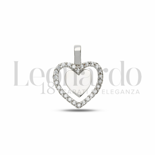 2° Misura con Zircone bianco in Oro Bianco da 1gr.