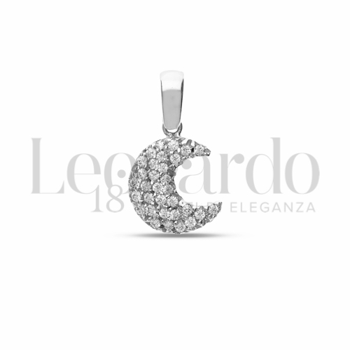 con Zircone bianco in Oro Bianco da 1,1gr.