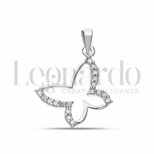 2° Misura con Zircone bianco in Oro Bianco da 1,6gr.