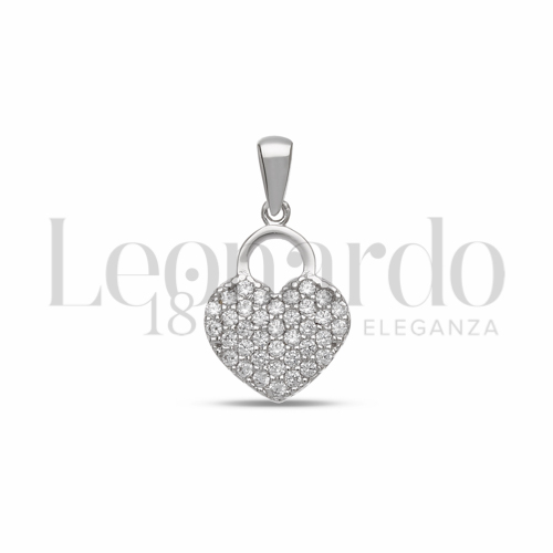 con Zircone bianco in Oro Bianco da 1,4gr.