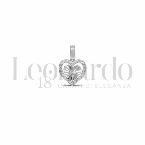 1&deg; Misura con Zircone bianco in Oro Bianco da 0,8gr.