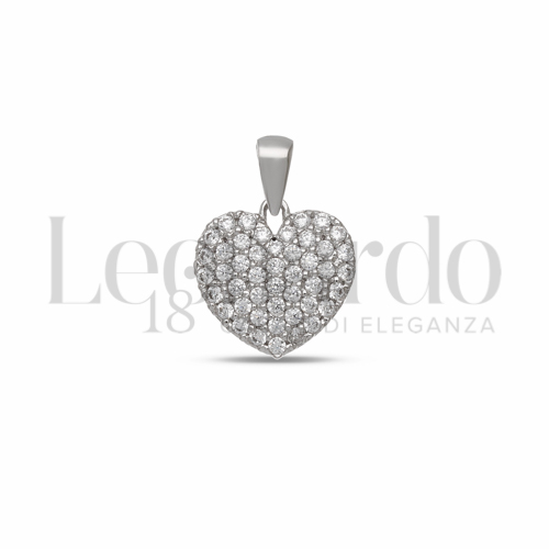 con Zircone bianco in Oro Bianco da 1,5gr.