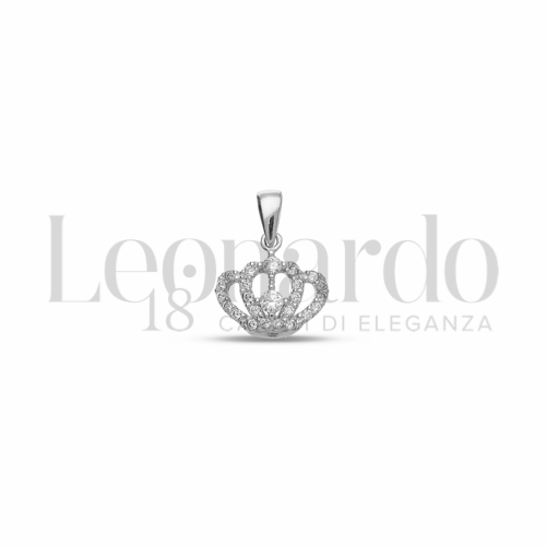 con Zircone bianco in Oro Bianco da 1gr.