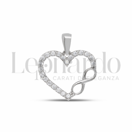 con Zircone bianco in Oro Bianco da 1,4gr.