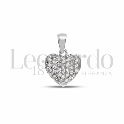 con Zircone bianco in Oro Bianco da 1,3gr.