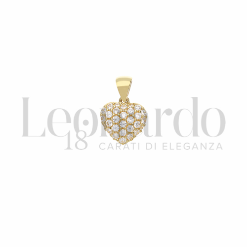 1° Misura con Zircone bianco in Oro Giallo da 1,3gr.