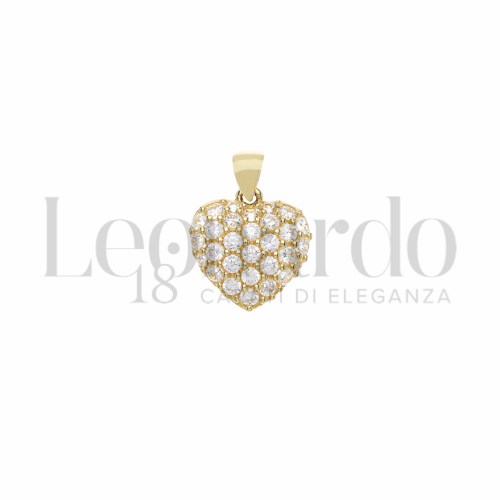 2° Misura con Zircone bianco in Oro Giallo da 1,9gr.