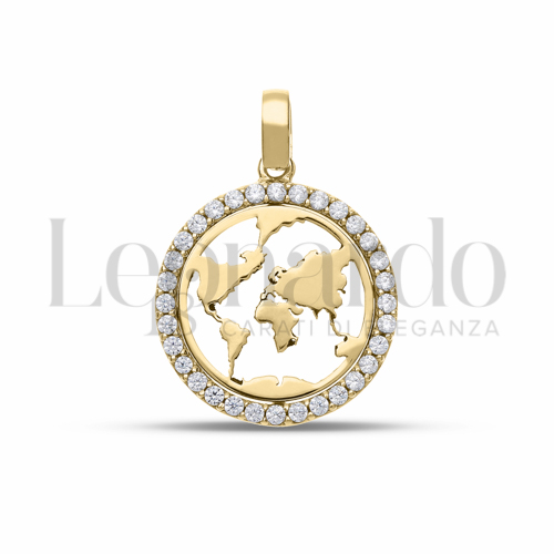 2° Misura con Zircone bianco in Oro Giallo da 1,7gr.
