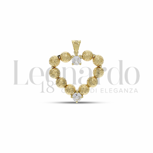1° Misura con Zircone bianco in Oro Giallo da 2,2gr.