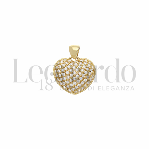 2° Misura con Zircone bianco in Oro Giallo da 1,9gr.