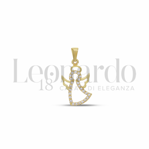 1° Misura con Zircone bianco in Oro Giallo da 1,4gr.