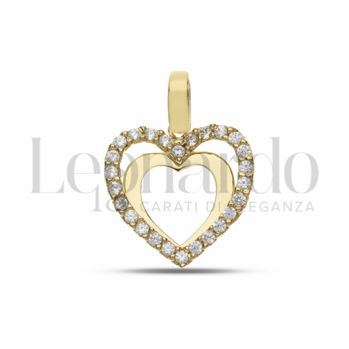2° Misura con Zircone bianco in Oro Giallo da 1,2gr.
