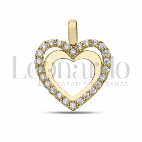 3° Misura con Zircone bianco in Oro Giallo da 1,6gr.