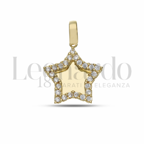2° Misura con Zircone bianco in Oro Giallo da 1,3gr.
